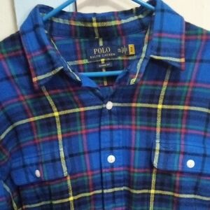 Nwot Polo Br Ralph Lauren Plaid Flannel Xxl Prestine Condition Tried On🔥🔥🔥